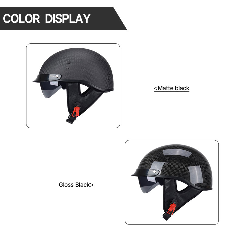 Light Weight 12K Gloss Black C - Carbon Fiber Lightweight Motorcycle Helmet 评论和价格