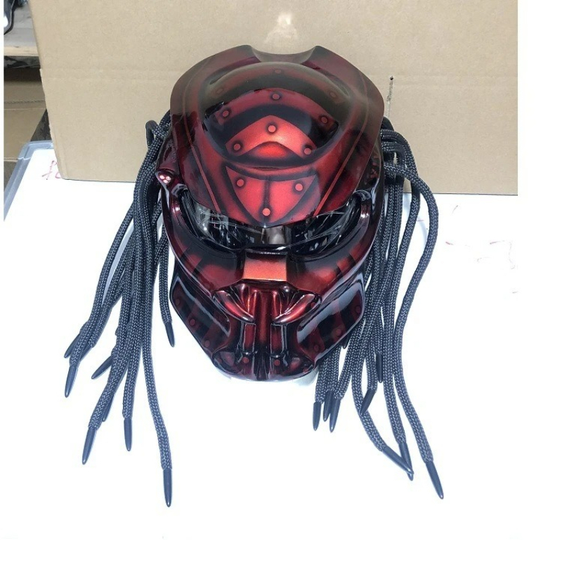 Racing Predator Warrior Full F - Custom Predator Motorcycle Helmet 评论和价格