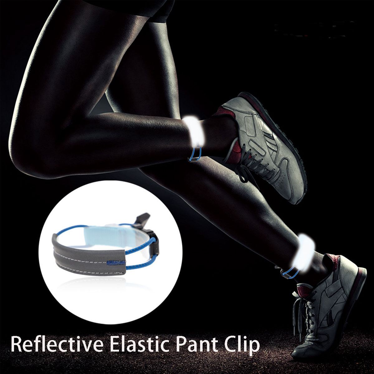 Elastic Reflective Cycling Leg - Riding Gear 评论和价格