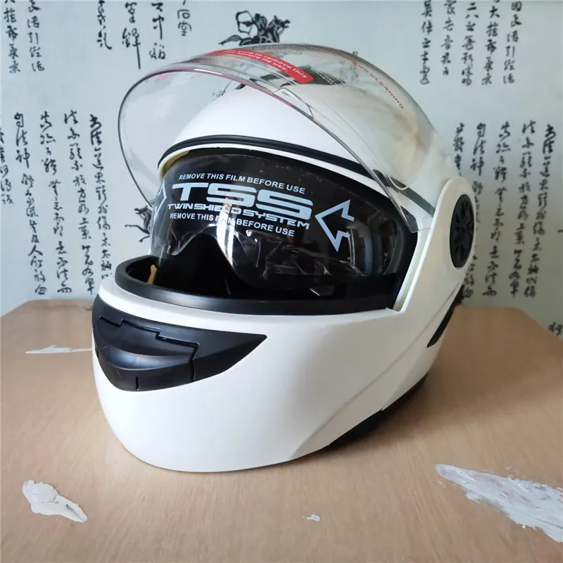 Flip Up Motorcycle Modular Mot - Motorcycle Helmet Inner Sun Visor Lens 评论和价格