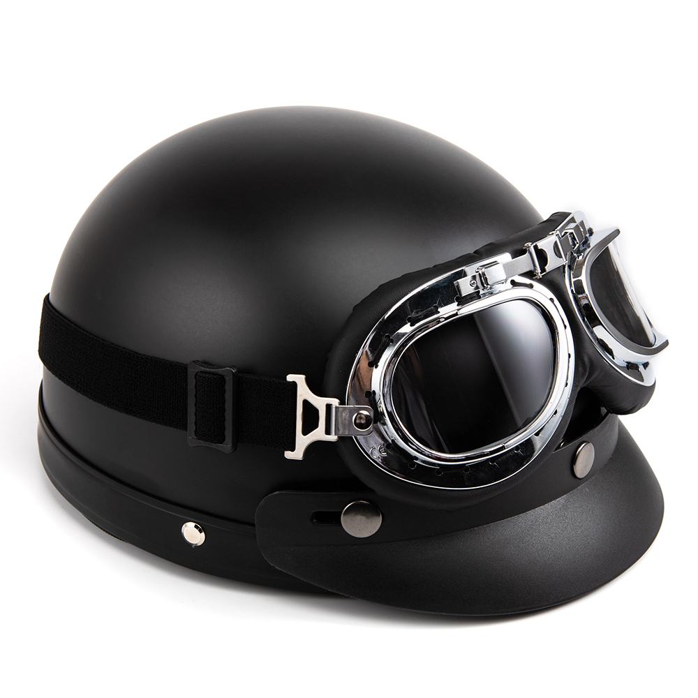 Motorcycle Helmet Open Face Re - Vintage Open Face Retro Helmet 评论和价格
